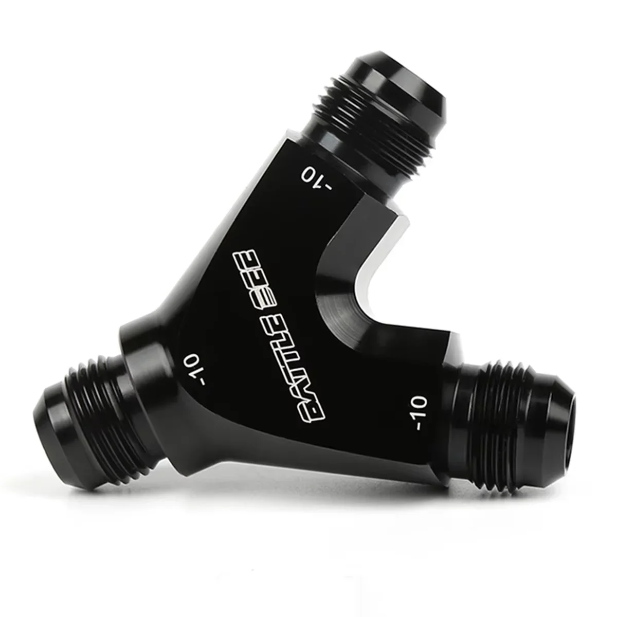 High Quality AN6 AN8 AN10 Y Adapter Block Male Thread Fuel Hose Fitting Adapters Tee Oil Pipe Joint Universal Aluminium