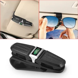 Car Glasses Case Car Sun Visor Glasses Holder Sunglasses Card Ticket Clip For Land Range Rover Sport Evoque L322 L320 L406 P38