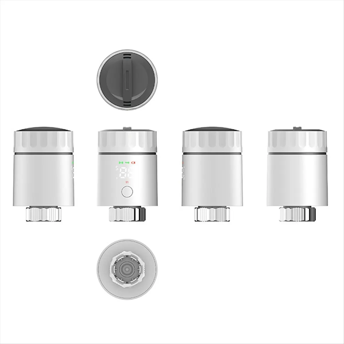 

Tuya WiFi Smart Thermostat TRV Thermostatic Radiator Valve Actuator Smart Home Temperature Control Valve