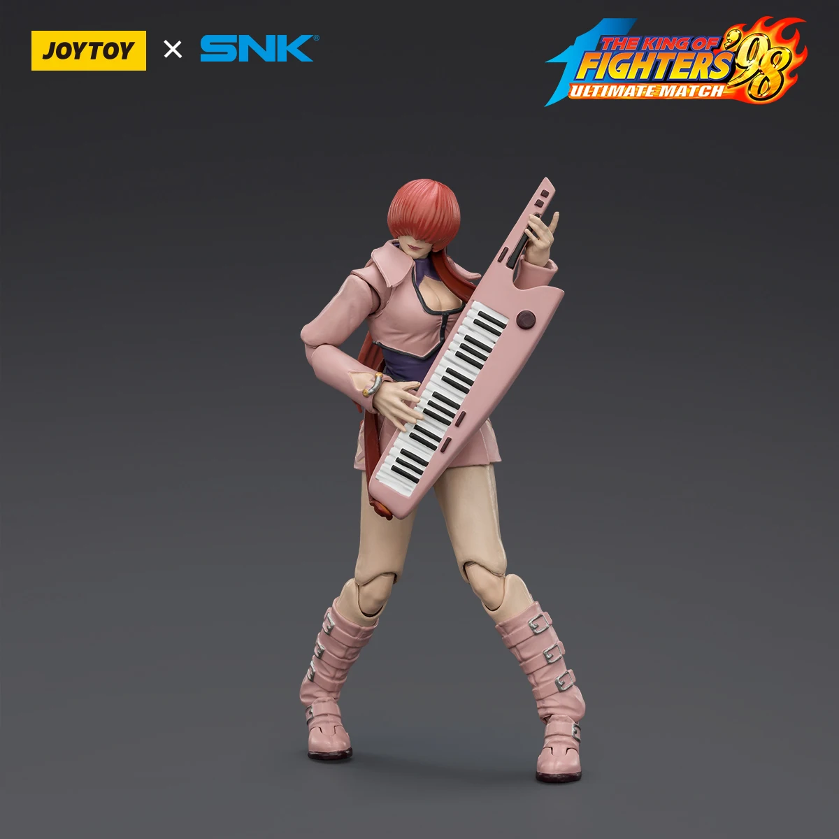 JOYTOY SNK KOF 98 Orochi Team 1/18 Kit de Modelo Articulado Shermie Chris Figuras de Acción Personaje de Juego Estatua Coleccionable Regalo