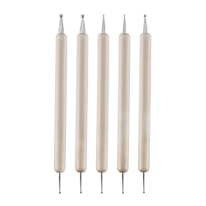5/3/1Pcs Embossing Pattern Clay Sculpting Modeling Making Pottery Ceramic Tools Ball Styluses Tool For Polymer Clay Tool Kit