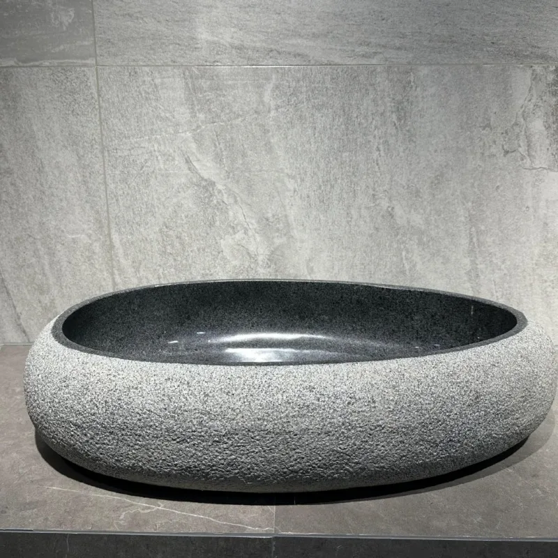 Water drop-shaped characteristic table basin European hand washing Chinese hotel art basin Small apartment marble basin