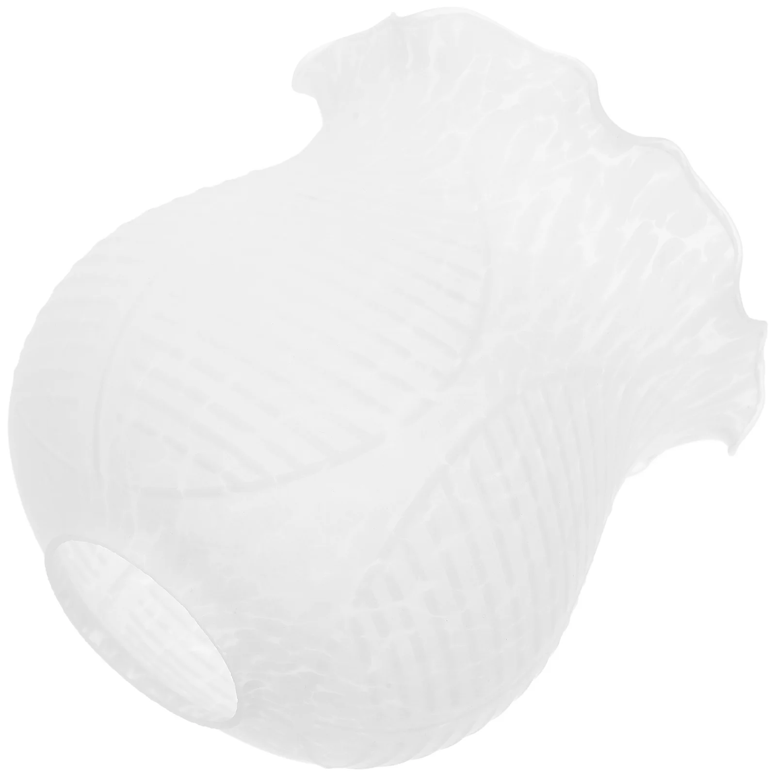 E27 ثلاث أوراق زهرة الزجاج عاكس الضوء قلادة ضوء المصباح غطاء استبدال لتركيبات السقف الجدار الشمعدان لينة نشر الضوء