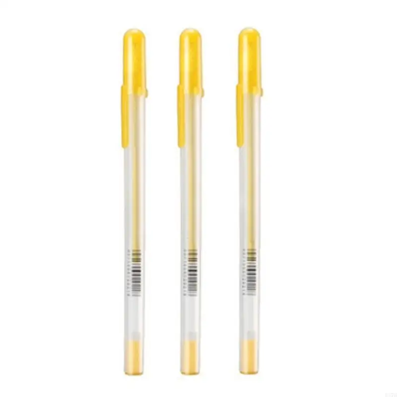 3 Pcs White Gel Pens Refillable DIY Graffiti Drawing Pen White Highlighter Pens for Card Making Art Design
