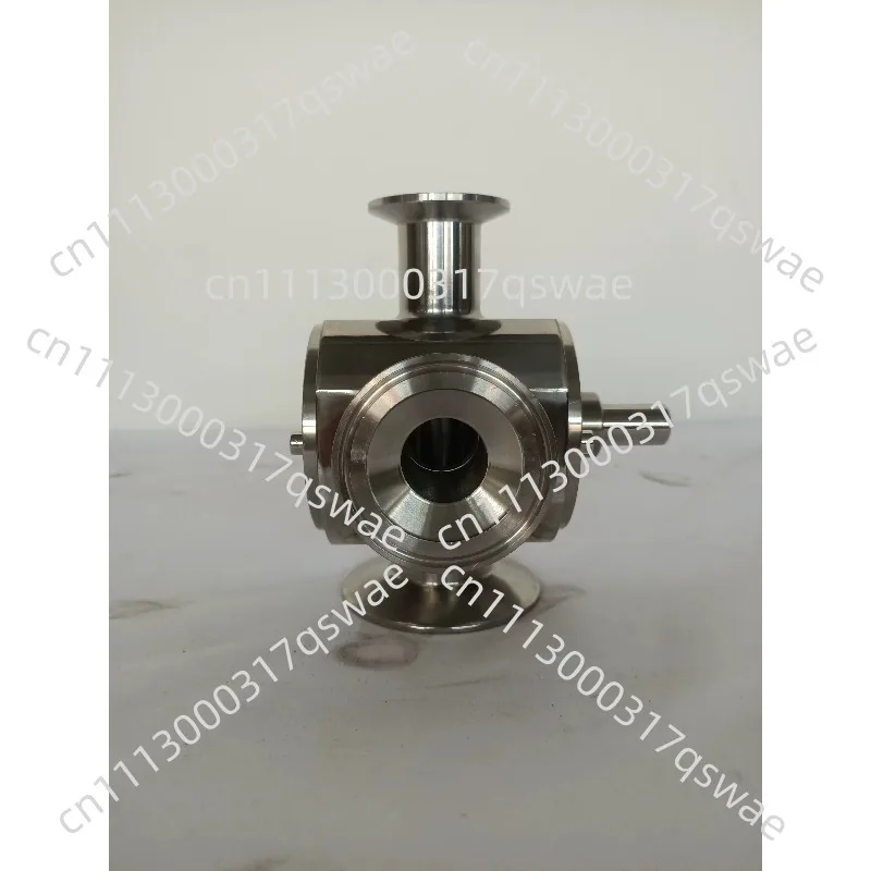 Three-way Rotary Valve For Filling Machine, 304 Stainless Steel Diversion Valve For Paste Granules