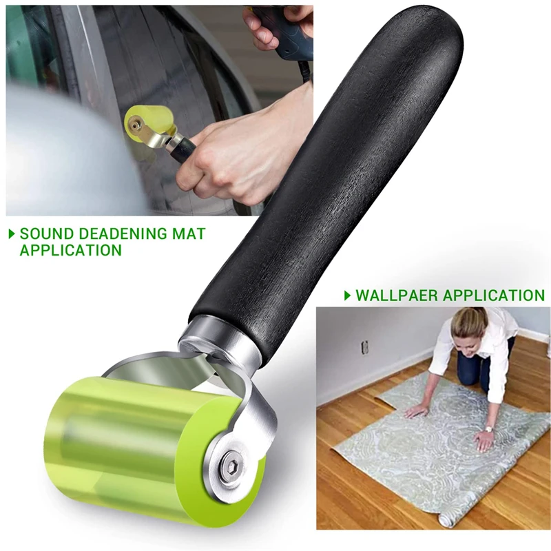 Car Soundproofing Pressure Roller Tool Sound Deadening Tool Application Roller Black Useful Durable Drop Shipping