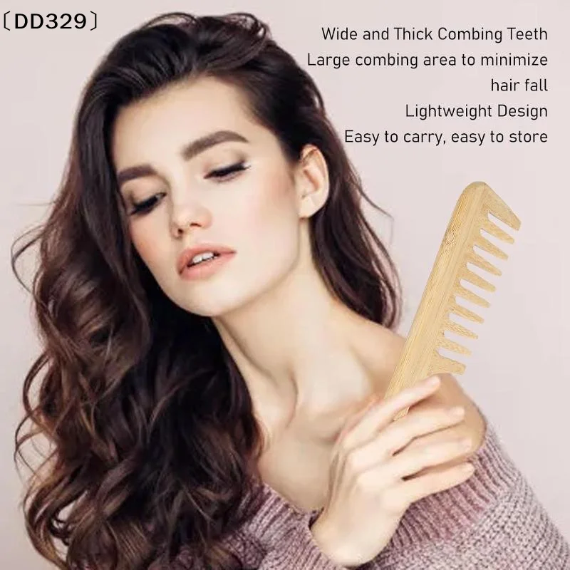 1/3/4Pcs Handmade Bamboo Anti-Static Combs Set Natural Bamboo Comb For Women Men Hair Beard Wood Combs For Teasing Strand〔DD329〕