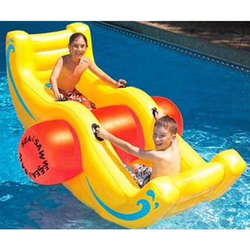 

PVC Mesh Cloth High Quality Inflatable Water Boat Inflatable Floating For Kids Water Fun Play