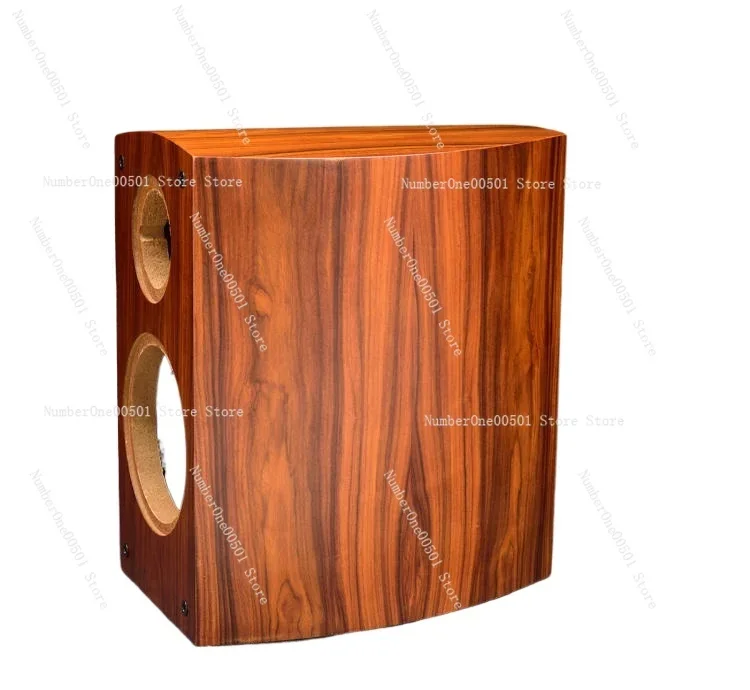 6.5 7 Inch Rosewood Bookshelf Speaker Empty Cabinet Drum Shape Shell Good Sound Quality