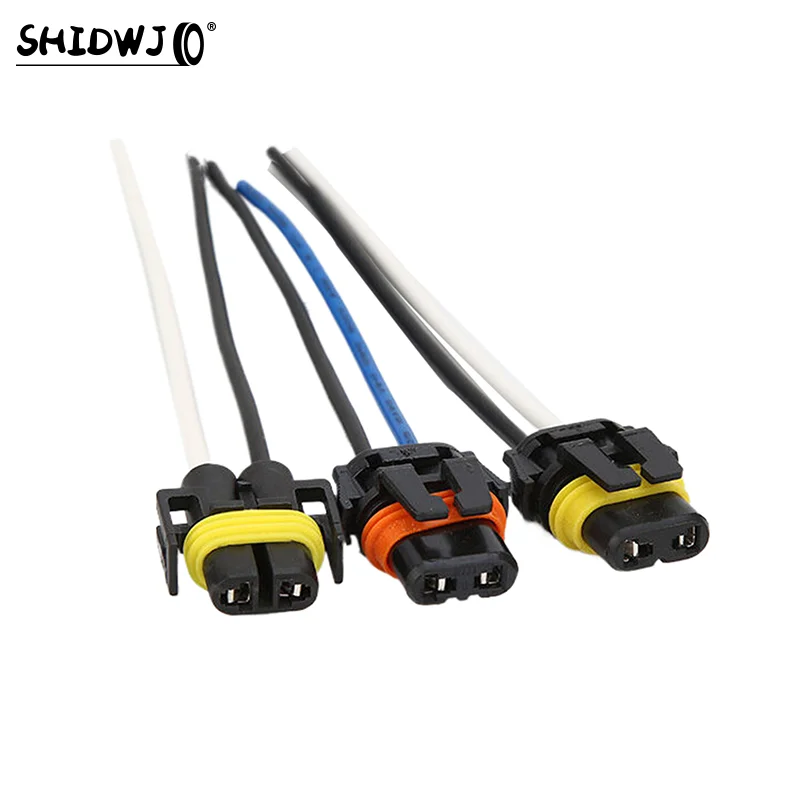 For H16 H9 H11 Bulb Wire Connector 12V Car Headlight Cable Plug Car Fog Lamp Bulb Socket Adapter Wiring Harness Small Line