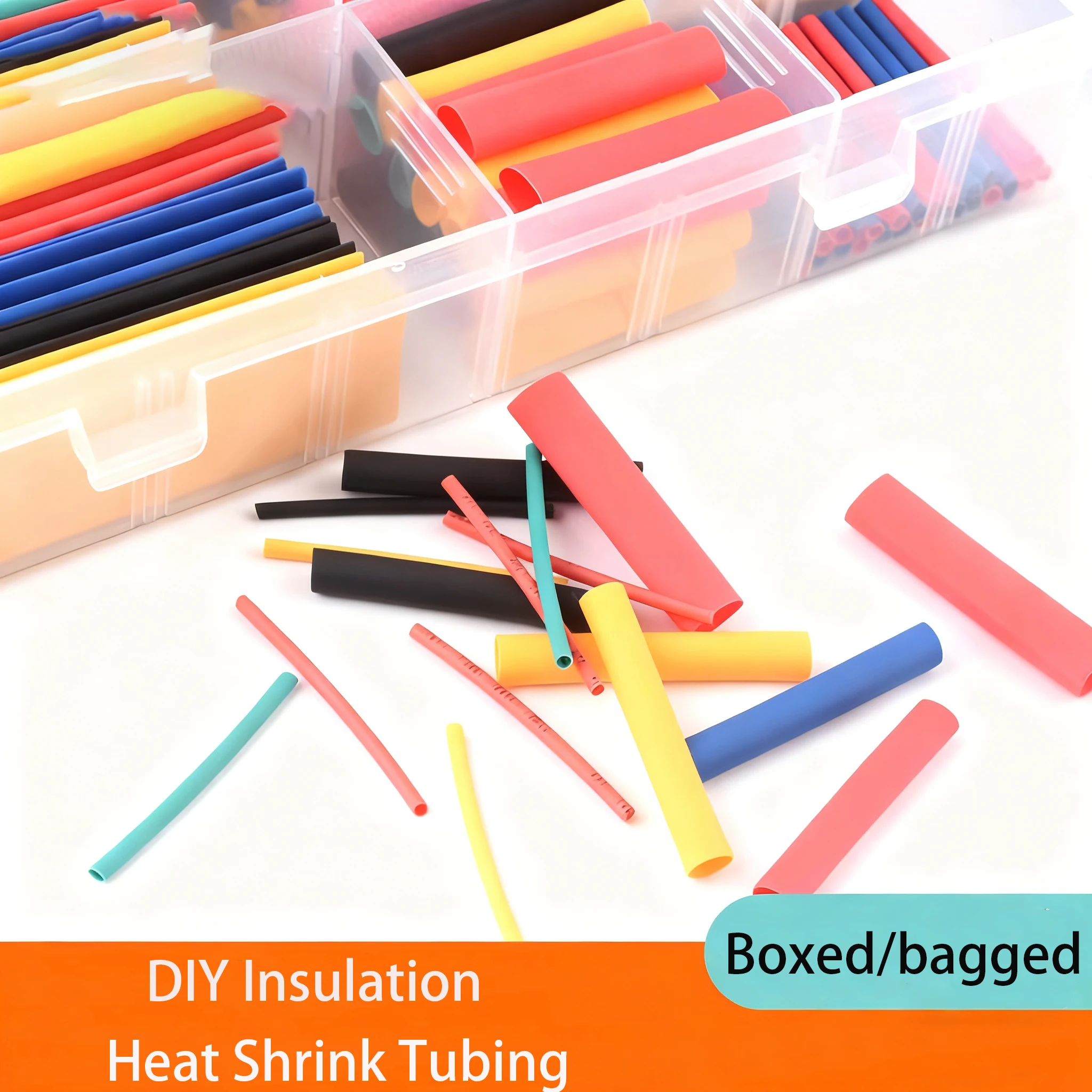 Heat Shrink Tube kit Thermoresistant Tube Polyolefin Electrical Connection Wire Cable DIY Insulation Sleeving