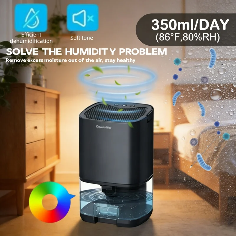 

Умный портативный осушитель, влагопоглощающий пресс-форма, небольшой бытовой очиститель воздуха для дома, спальни, кухни, осушитель воздуха