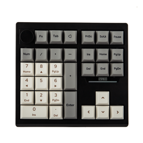 EPOMAKER TH33 QMK/VIA Numeric Pad Hot-Swap Gasket Wired/BT/2.4G Wireless Mechanical Numpad with Arrow Keys & Knob for PC/Mac
