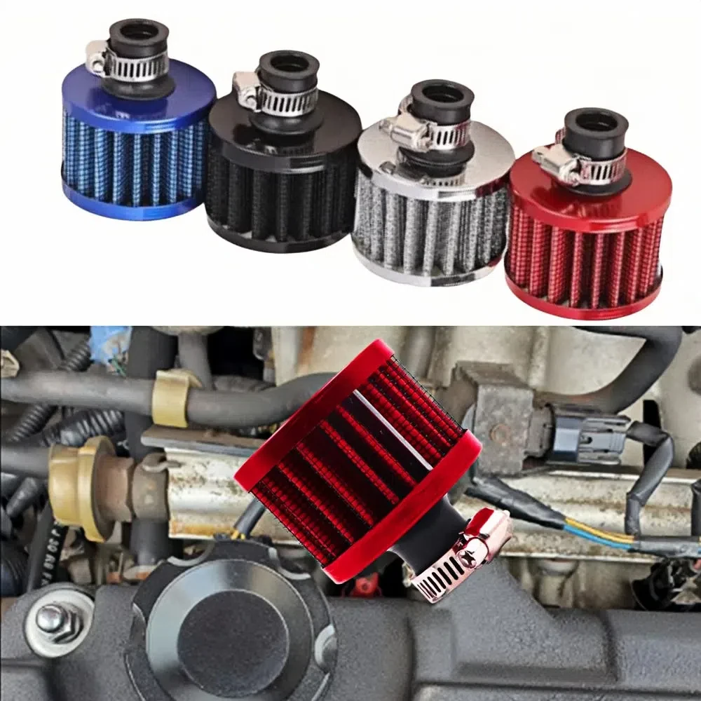 

Durable Universal Interface Car Air Filters High Flow 12mm Motorcycle Cold Air Intake Mushroom Head Mini Crankcase Vent Cover