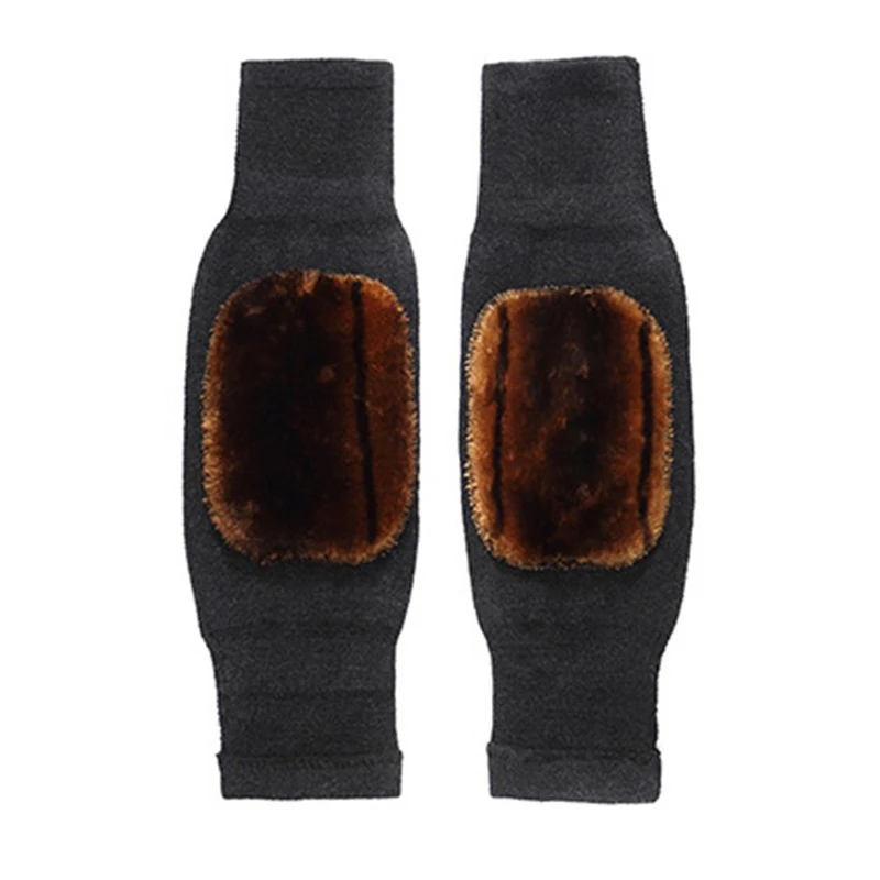 Winter Warm Knee Protectors Leg Warmer Outdoor Cycling with Thick Velvet for Men's and Women's Joints Warm Knee Brace