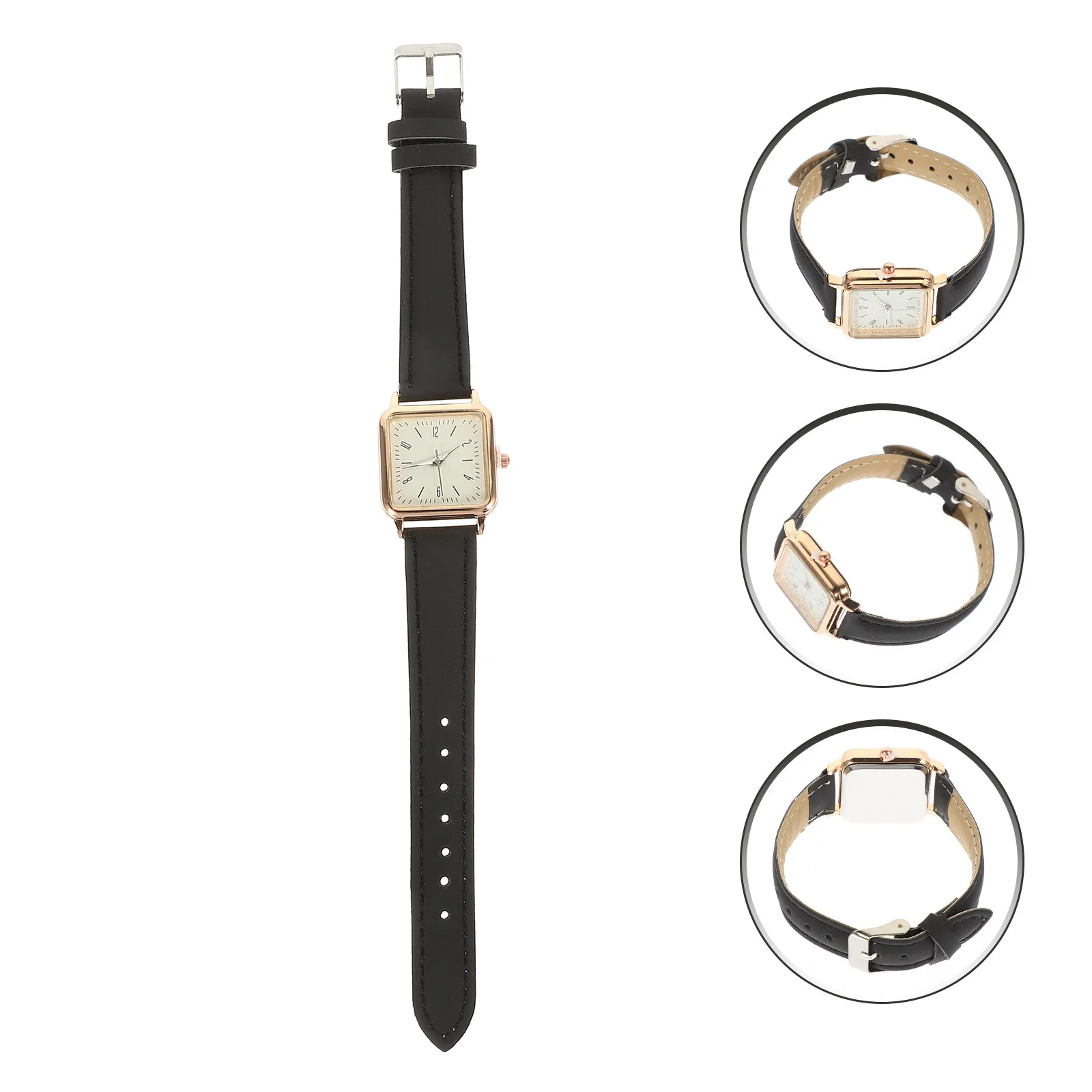 Delicate Luminous Quartz Watch for Women Breathable Strap Precise Movement Elegant Casual Wristwatch Stylish Ladies Fashion