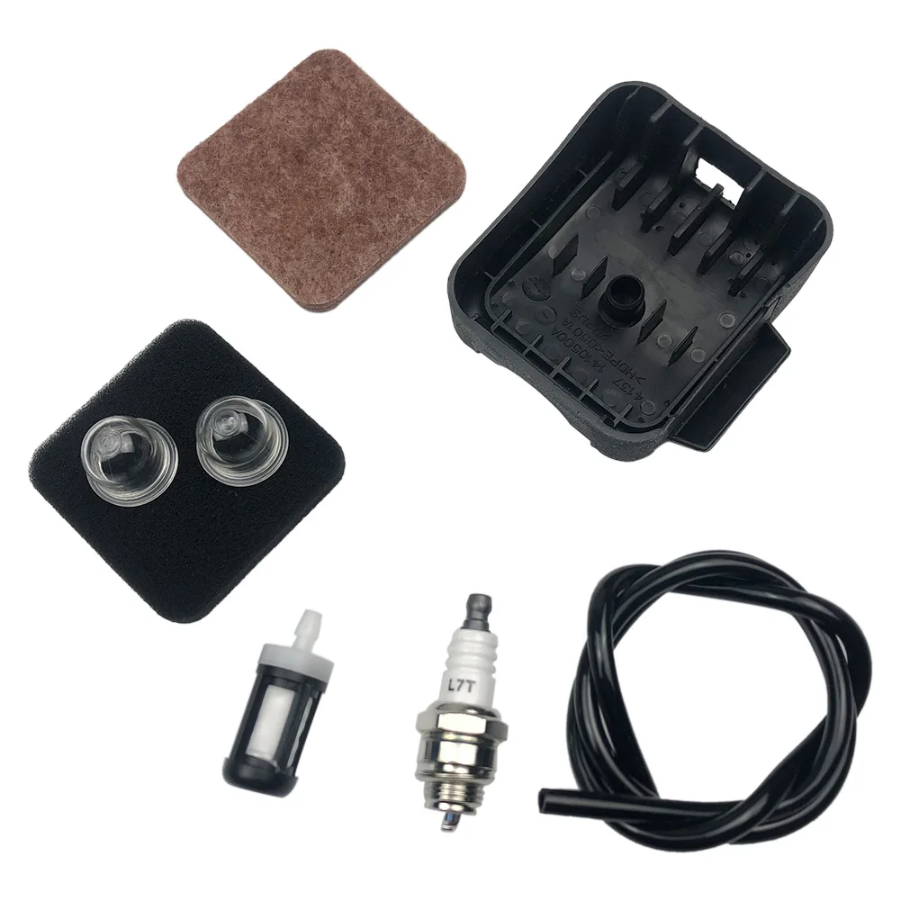 6pcs/set  Air Filter Cover Fuel Line Primer Bulb Spark Plug Kit fit for Stihl BG75 FS85 HS80 FS80 FS85 BLOWERS AND TRIMMERS
