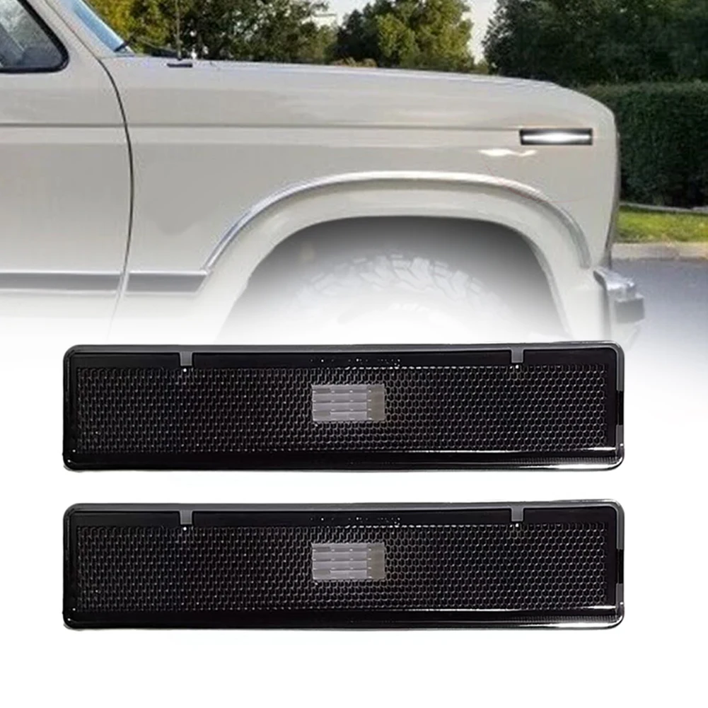 

1 пара корпусов боковых габаритных фонарей EOTZ15A201A для Ford Bronco, F150, F250 80-86, прямая замена EOTZ15A201B