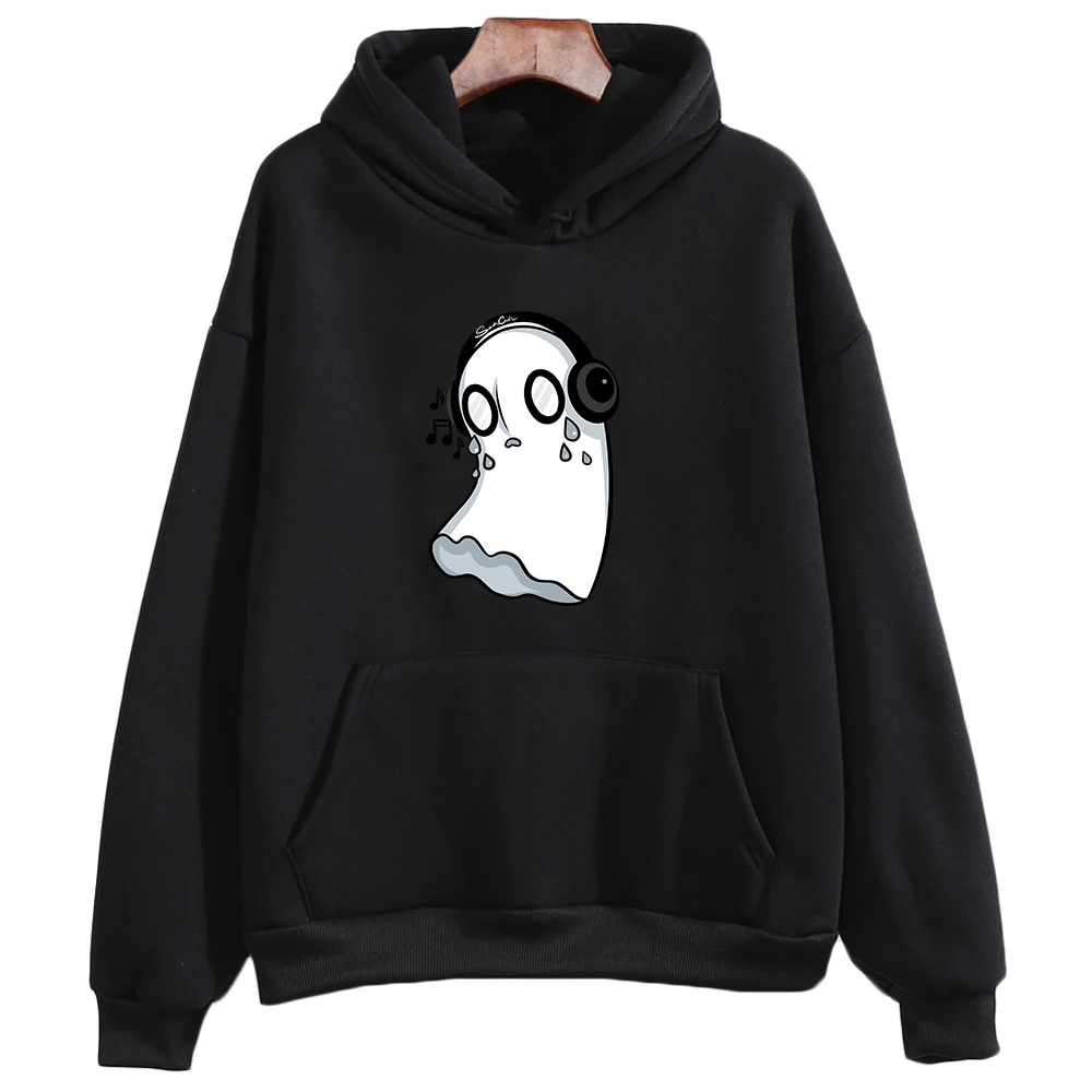 Undertale juego Napstablook sudaderas con capucha Halloween fantasma dibujos animados sudaderas gráficas mujeres jerseys con capucha Moletom Feminino Sudadera con capucha