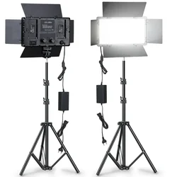 LED-600 LED Video Light Professional Photography Light Dimmable 3200-5600K for Studio Live Stream Makeup Photo Live Photography