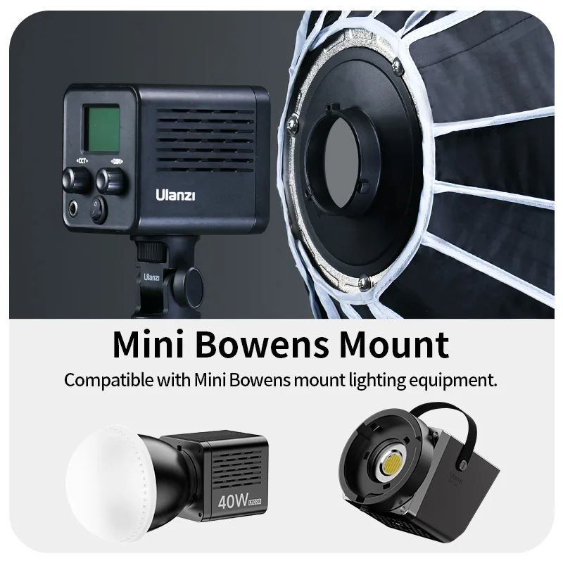 Softbox مكافئ قياسي من Ulanzi ، حامل Bowens صغير ، Softbox محمول ، LAS003 ، 60 الرومانسية
