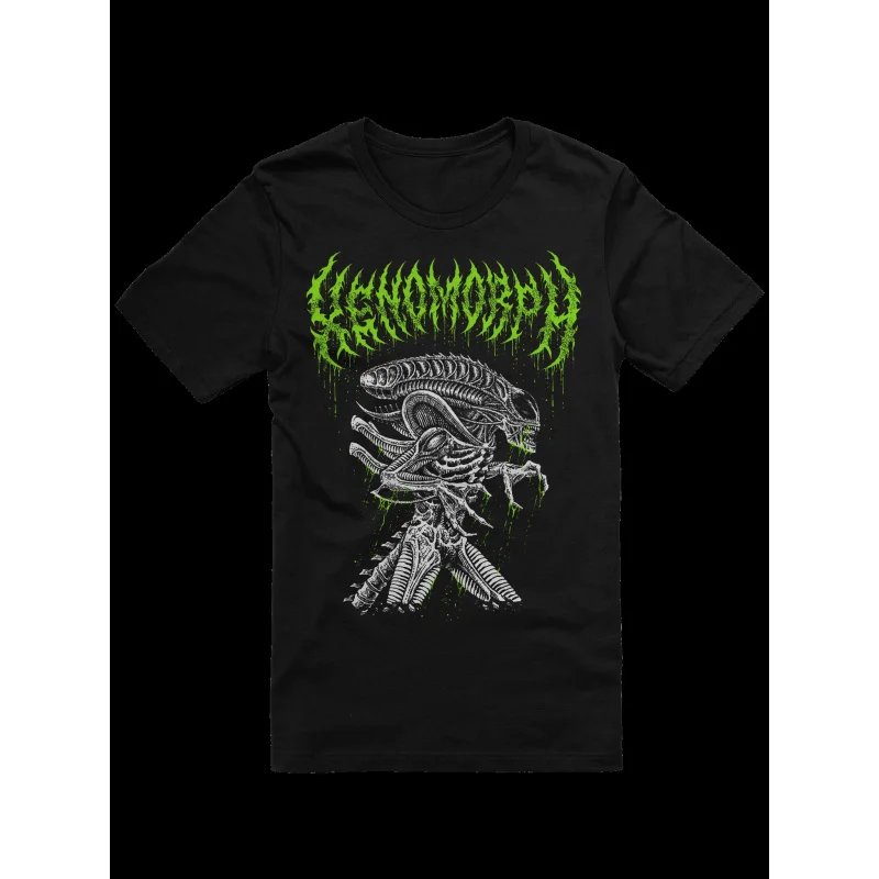 0410 No Hope Supply Sci-Fic Alien Gift T-Shirt Weyland Xenomorph Yutani 100% cotton Short Sleeve  Graphic clothes All size tops