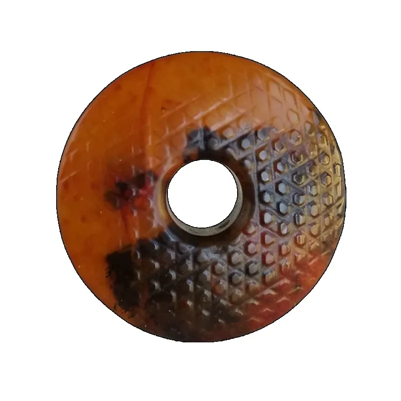 

Hetian jade mercury Qingu pattern jade pendant