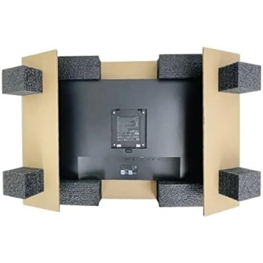 Universal 23-27 Inch Monitor TV Protective Shipping Box, Secure and Reliable Packaging for Computer Monitors, theBOXlarger Enhan