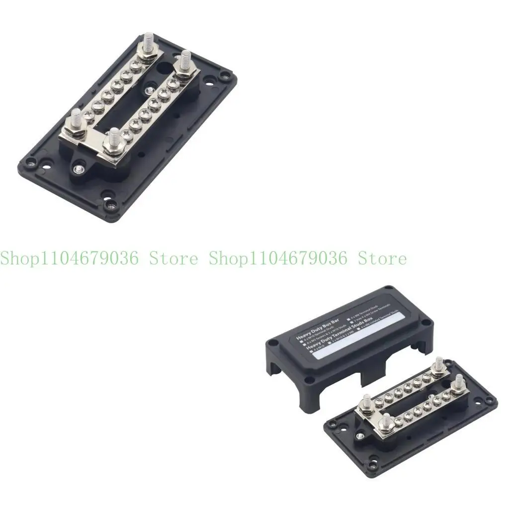 

652F Versatile Power Distribution Block with100A Capacity Secure & Neat Wiring Solution DC48V Suitable for Car & Boat Durable