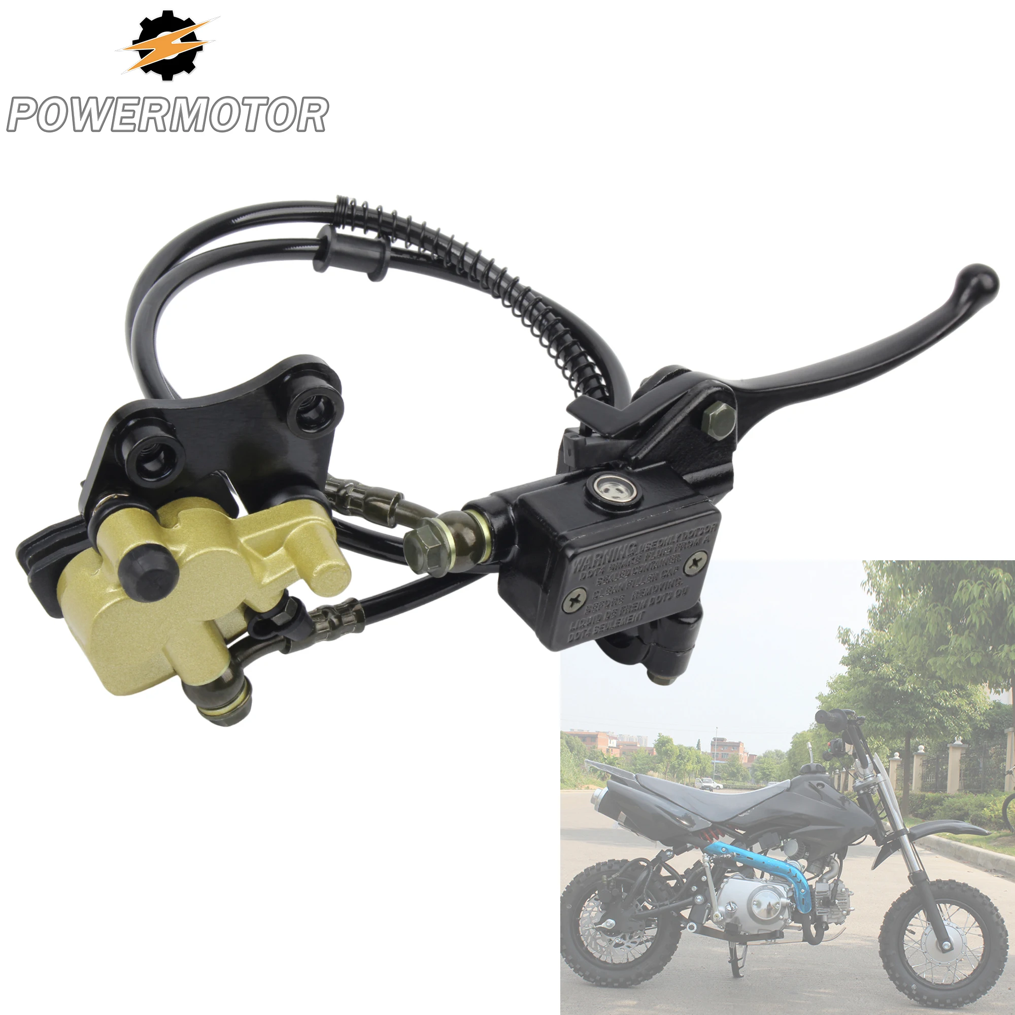 

for 50 110 125cc BBR TTR CRF 50 XR Apollo Front Disc Brake Kit Hydraulic Brake System Motocross Enduro DirtBike Modified Parts