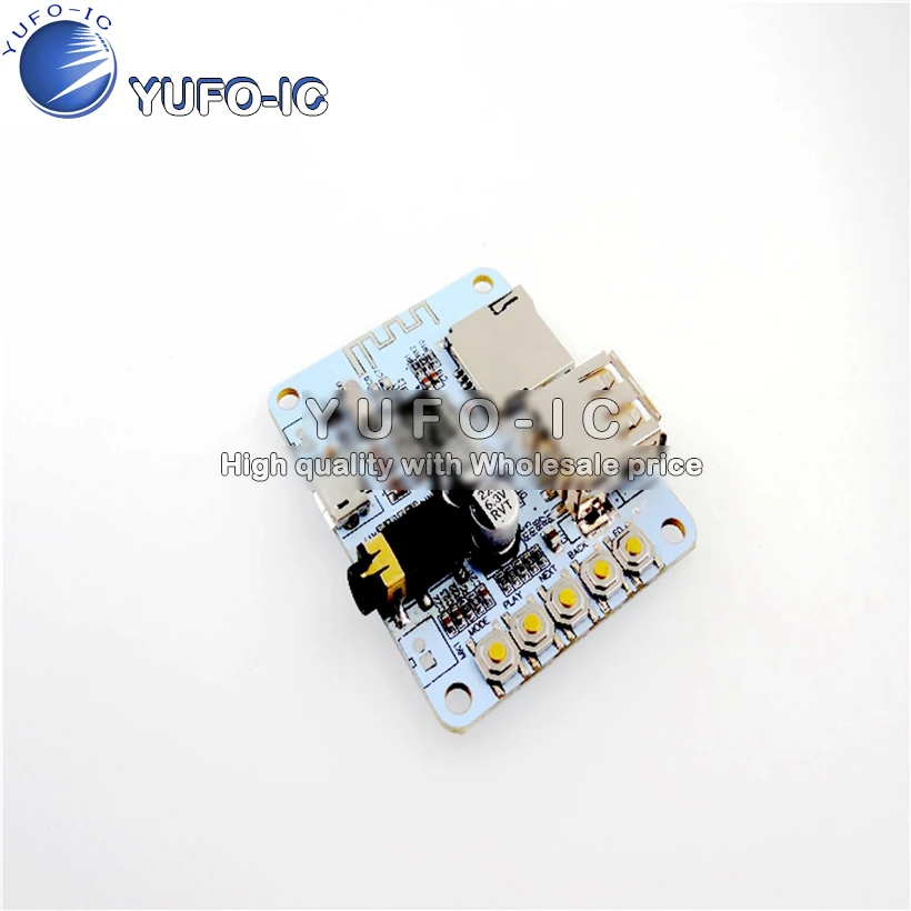 Amplifier Bluetooth-compatible Board Audio With USB TF Card Audio Decoding Playback Preamp Output Electret Microphone