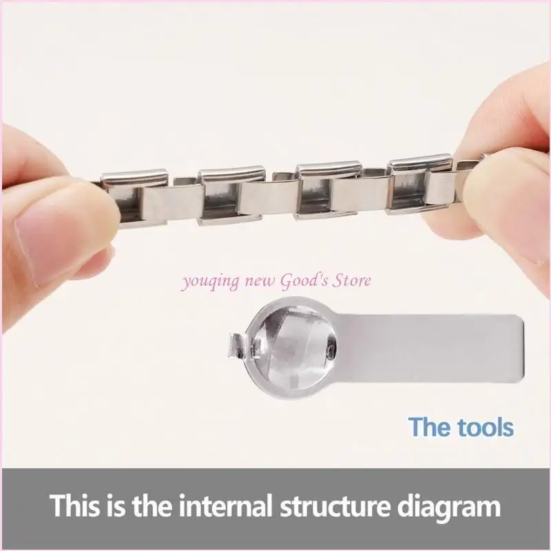 57QA سوار سلسلة قابلة للفصل حساسة أنماط أنيقة مناسبة لكل من الحدث الخاص غير الرسمي والرسمي الاستخدام اليومي #4