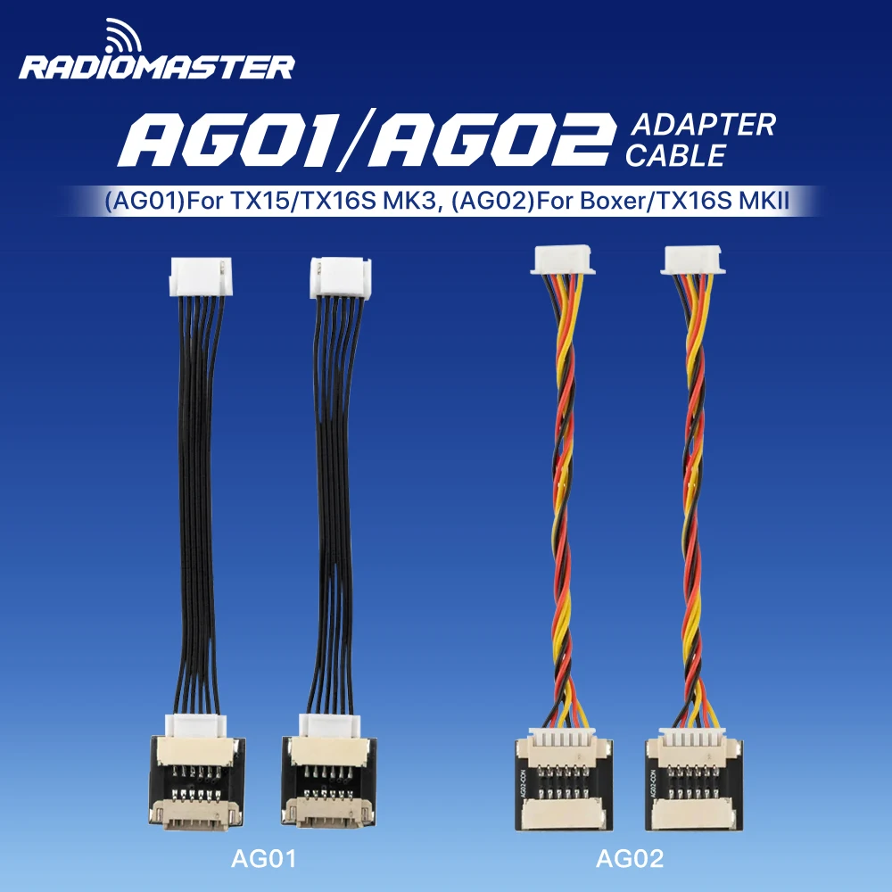 RadioMaster AG01 AG02 Gimbal Adapter Cable 70mm For TX16S MK3 TX15 Boxer TX16S MKII