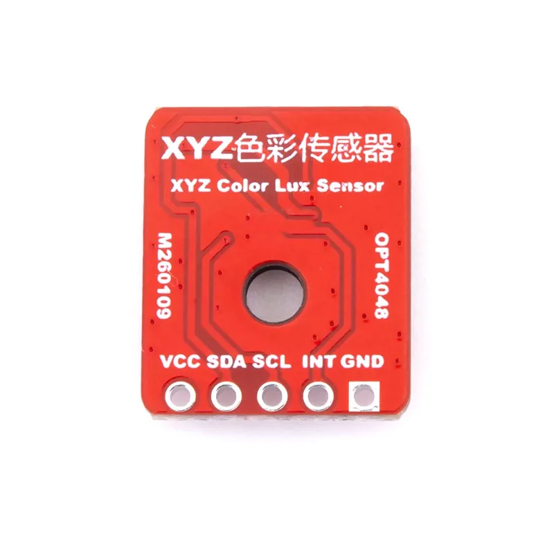 OPT4048 High-Speed Tristimulus XYZ Color Sensor Module Measures CCT, Illuminance & CIE Color for Display & Camera Calibration