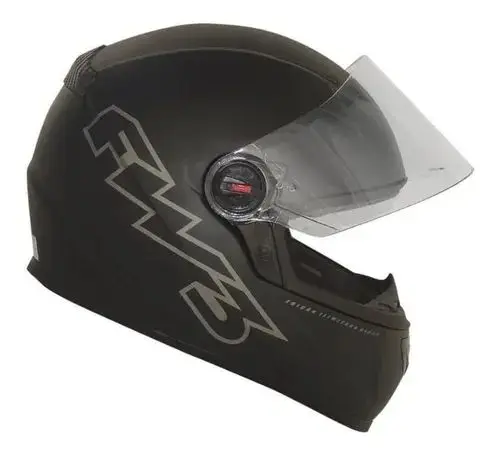 Closed Motorcycle Helmet Gt Classic Black Matte Fw3 60 Inmetro