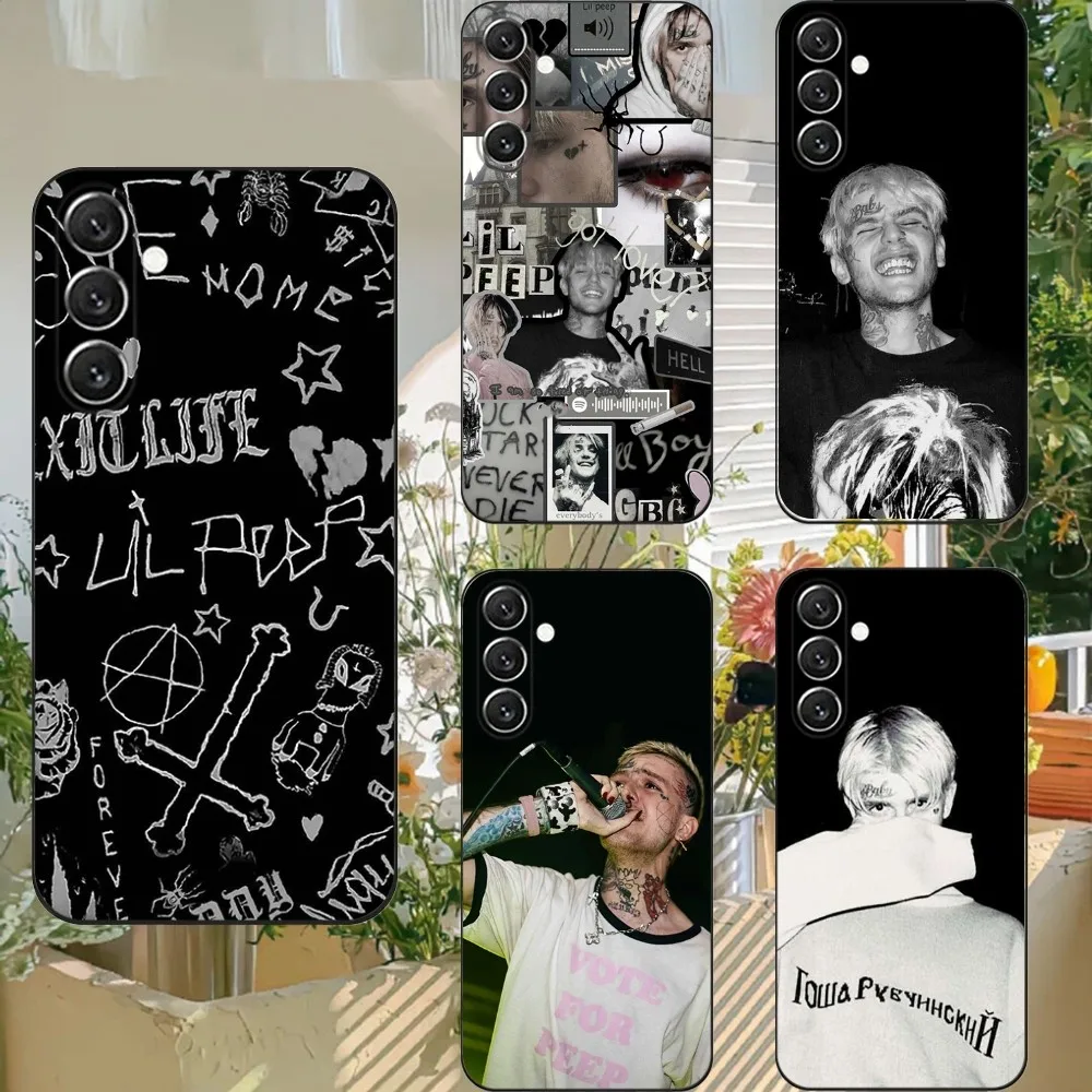

Rapper Lil Peep Hell Boy Phone Case For Samsung S21,S22 Ultra,S20,S30 plus,S22 plus,S23,S30 ultra 5G Silicone Cover