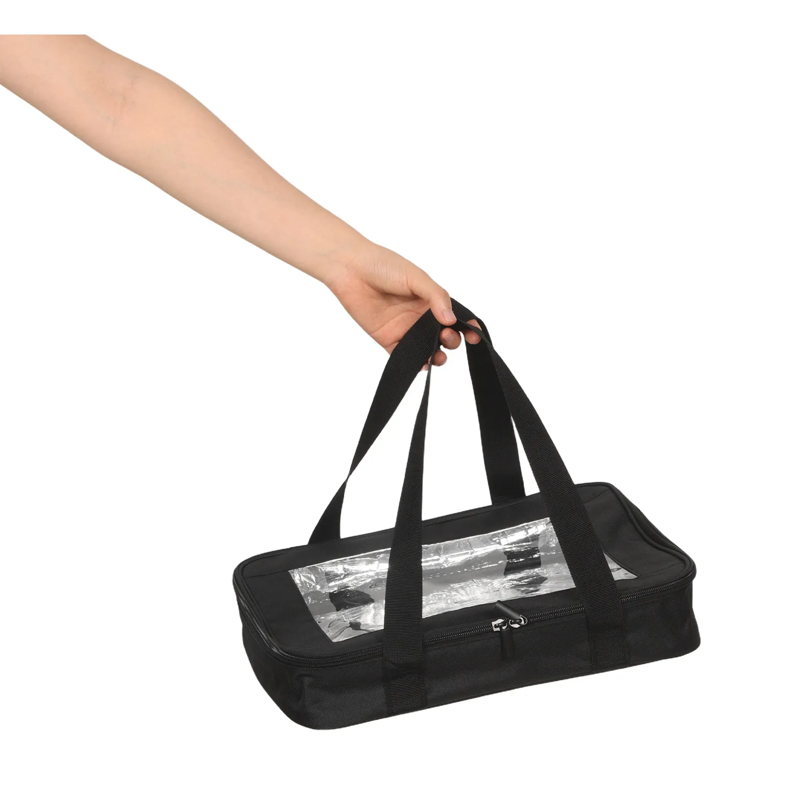 Foil Pan Carrier Lid Oxford Cloth Stackable 9x13 Baking Dish Hot Cold Food Tote Picnic Party Insulated Food Warmer Tote