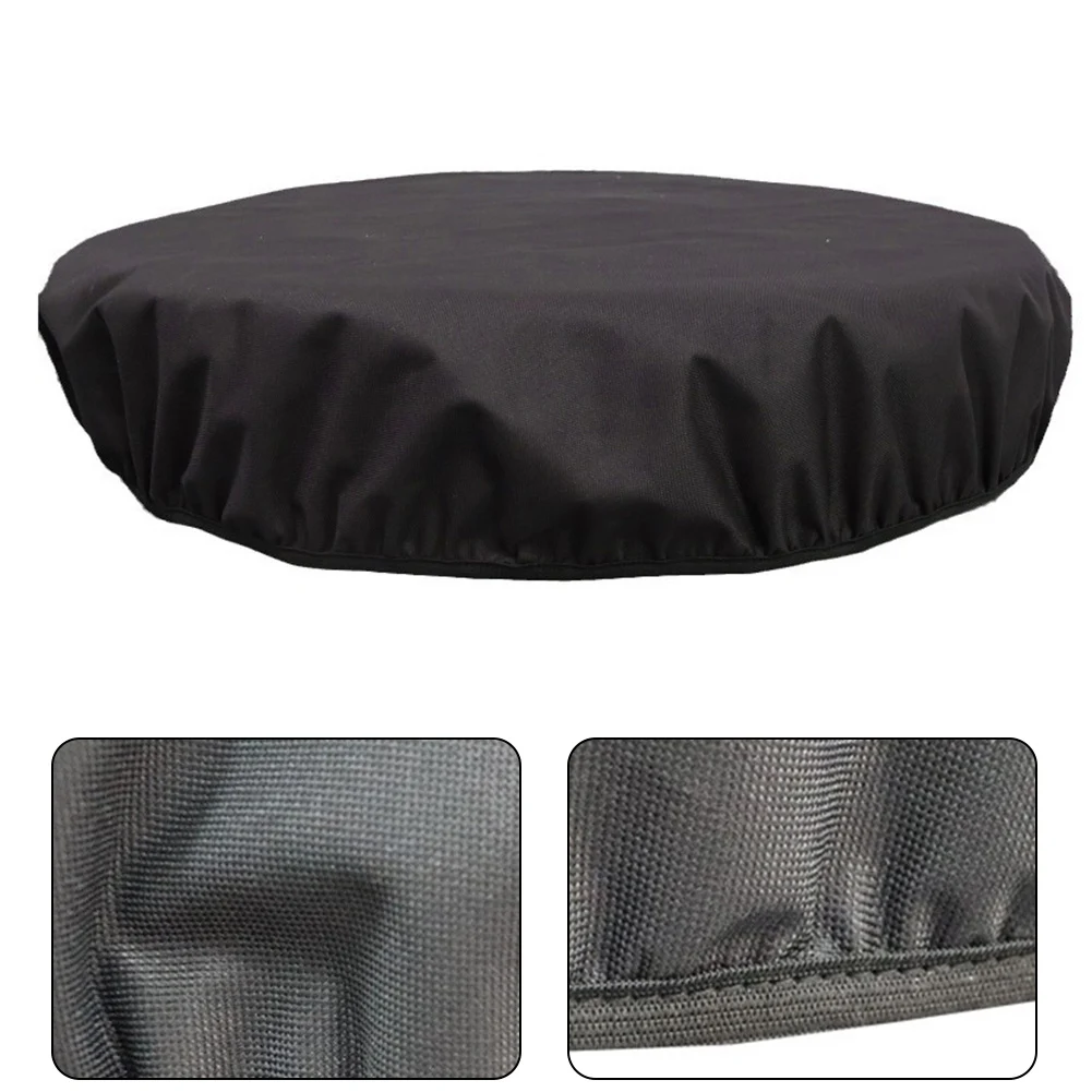 Heavily Protected Round For Outdoor Fire Cover 600D Material Safeguards Your Built In Fireplace from the Elements