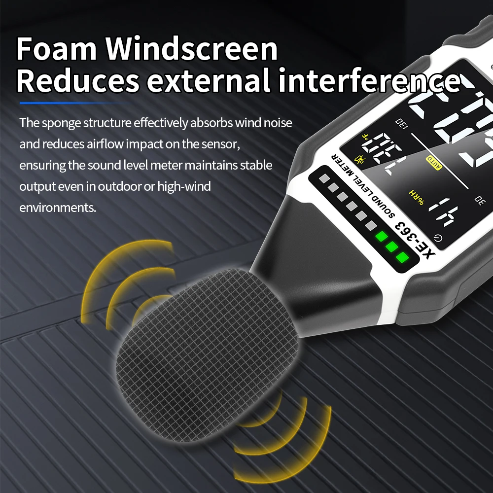 XE-363 Professional Noise Tester Digital Decibel Meter Home