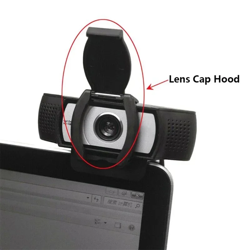 

Privacy Shutter Lens Cap Hood Protective Cover for Logitech HD Pro Webcam C920 C922 C930e Protects Lens Shell Accessories