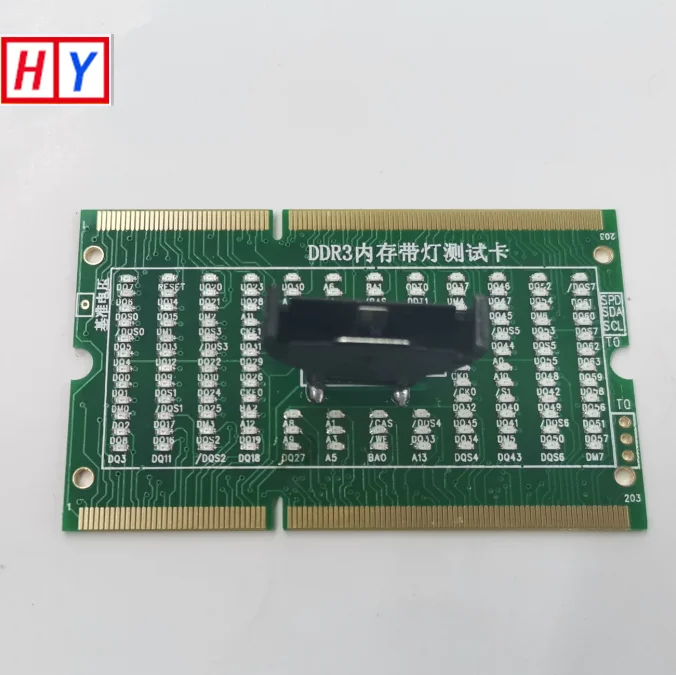 DDR4 notebook memory DDR3 forward and reverse dual-purpose test card with light DDR4 memory test card memory slot