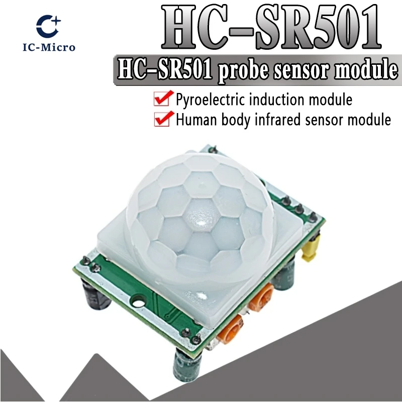 HC-SR501 Adjust Infrared IR Pyroelectric Infrared PIR module Motion Sensor Detector Module We are the manufacturer