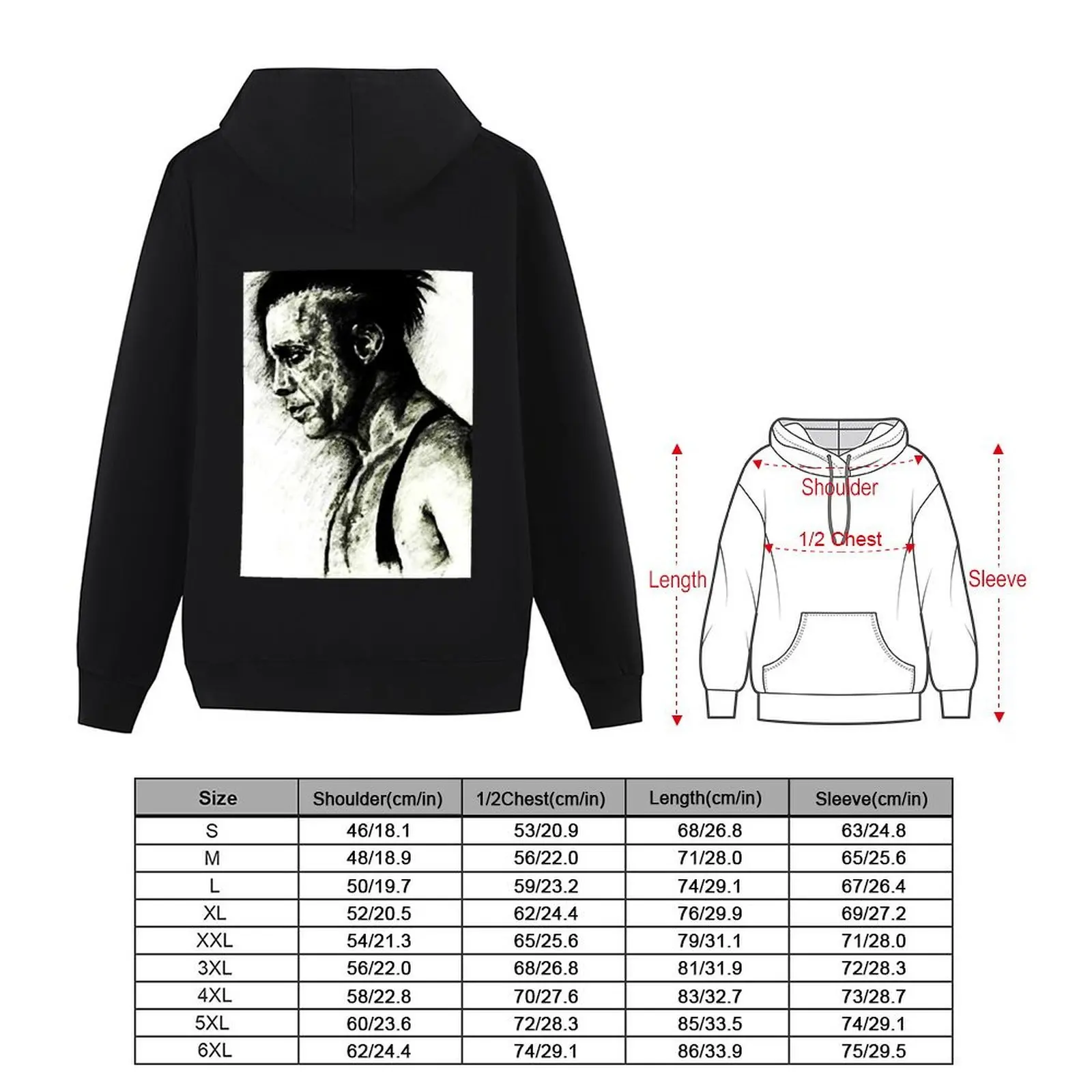 أفضل تتجه راملز تيل ليندمان هوديي الرجال الملابس مقنعين قميص الرجال الشتاء سترة الرجال الملابس هوديي رجل