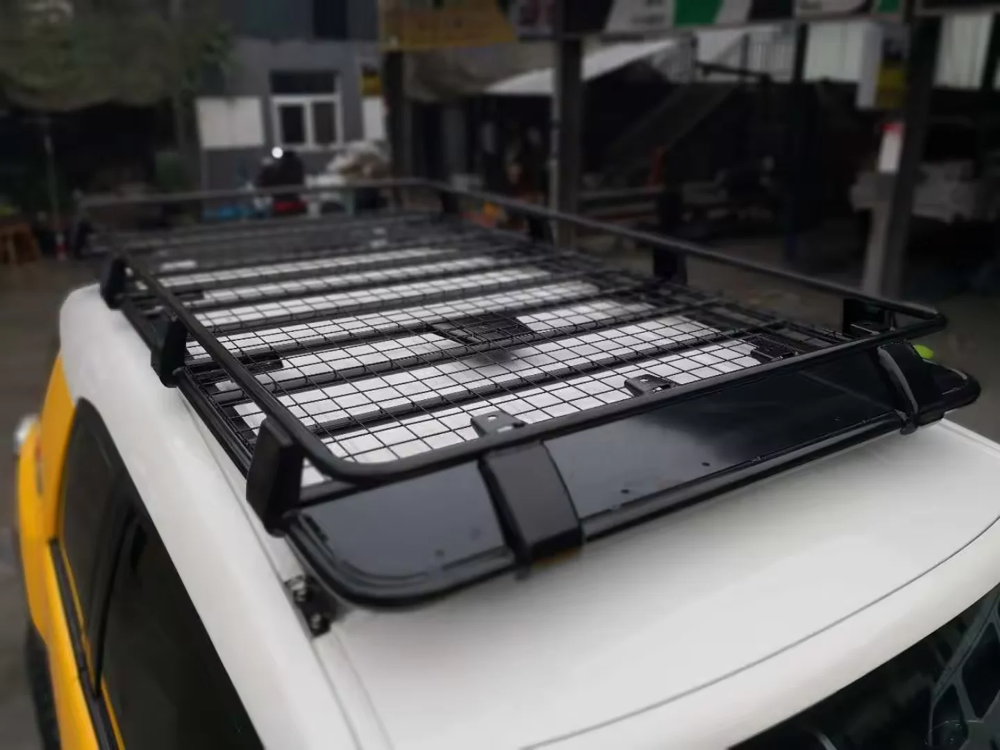 Porte-bagages universel pour toit de voiture en acier au manganèse Unity pour SUV Prado FJ120/FJ150 avec une capacité supérieure à 100 kg, taille 220x125