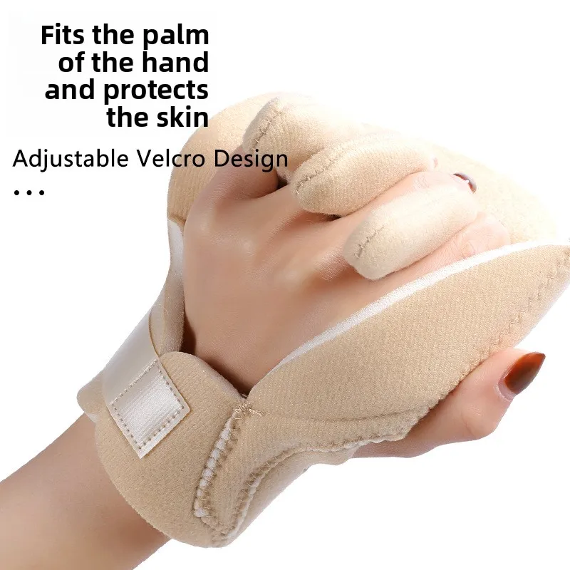 New Built-in Finger Separator Foam Palm Cushion Finger Support Pad Pressure Relief Hand Care Pad Relieve Hand Fatigue
