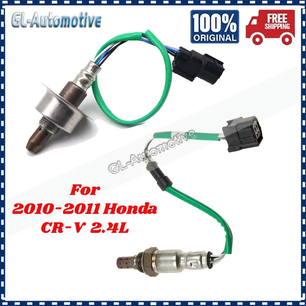 

2Pcs Upstream & Downstream Oxygen O2 Sensor For 2010 2011 Honda CR-V 2.4L