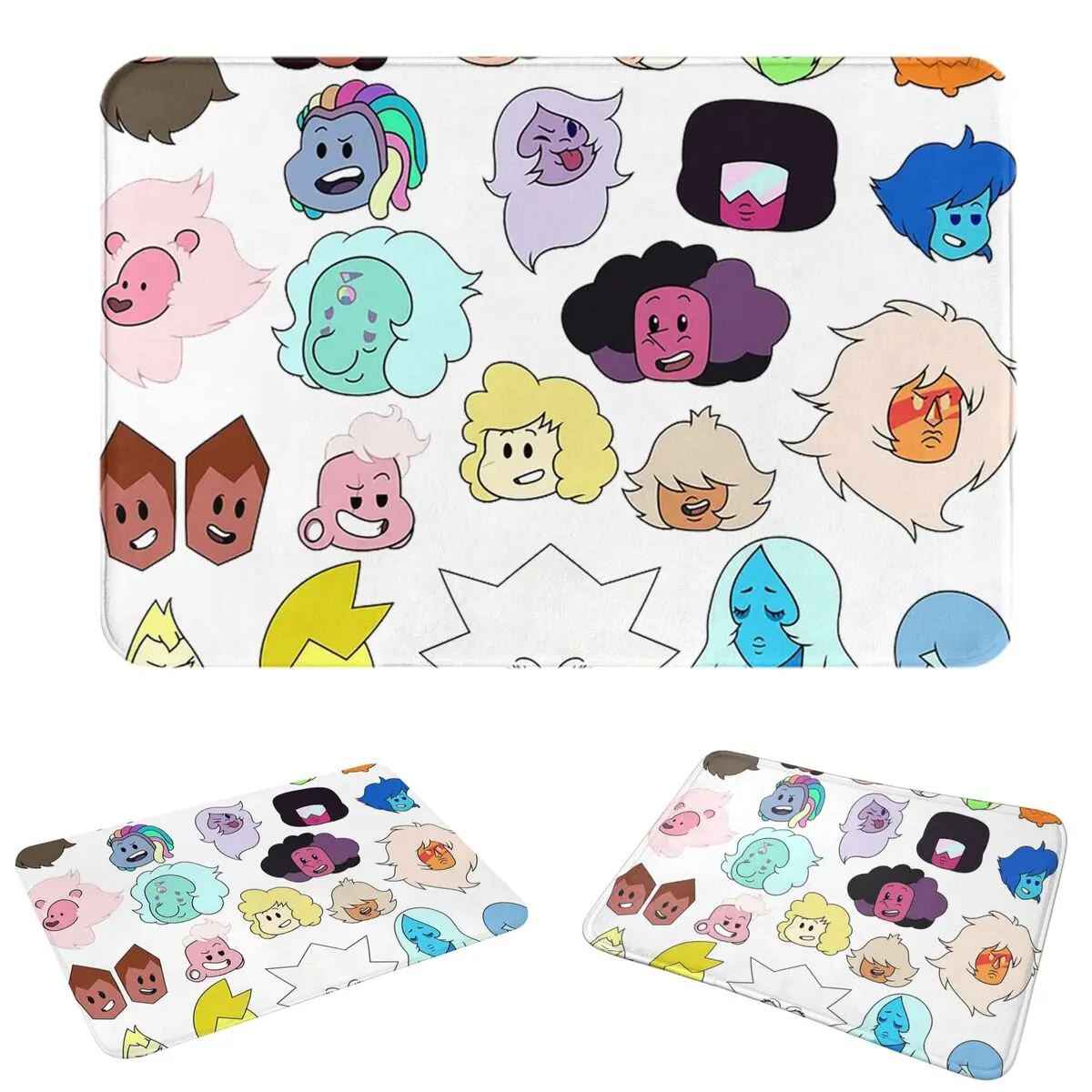 Steven Universe Heads Doormat Water oil proof Carpet Rug Kitchen Entrance Home Floor Mat for Bedroom Footpad Mats