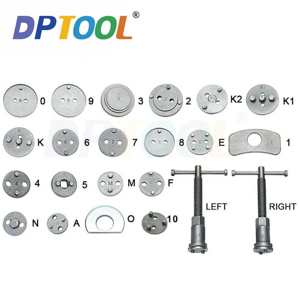 Универсальный автомобильный дисковый тормозной суппорт 22 шт. комплект инструментов для воздушного тормоза поршневого компрессора для большинства