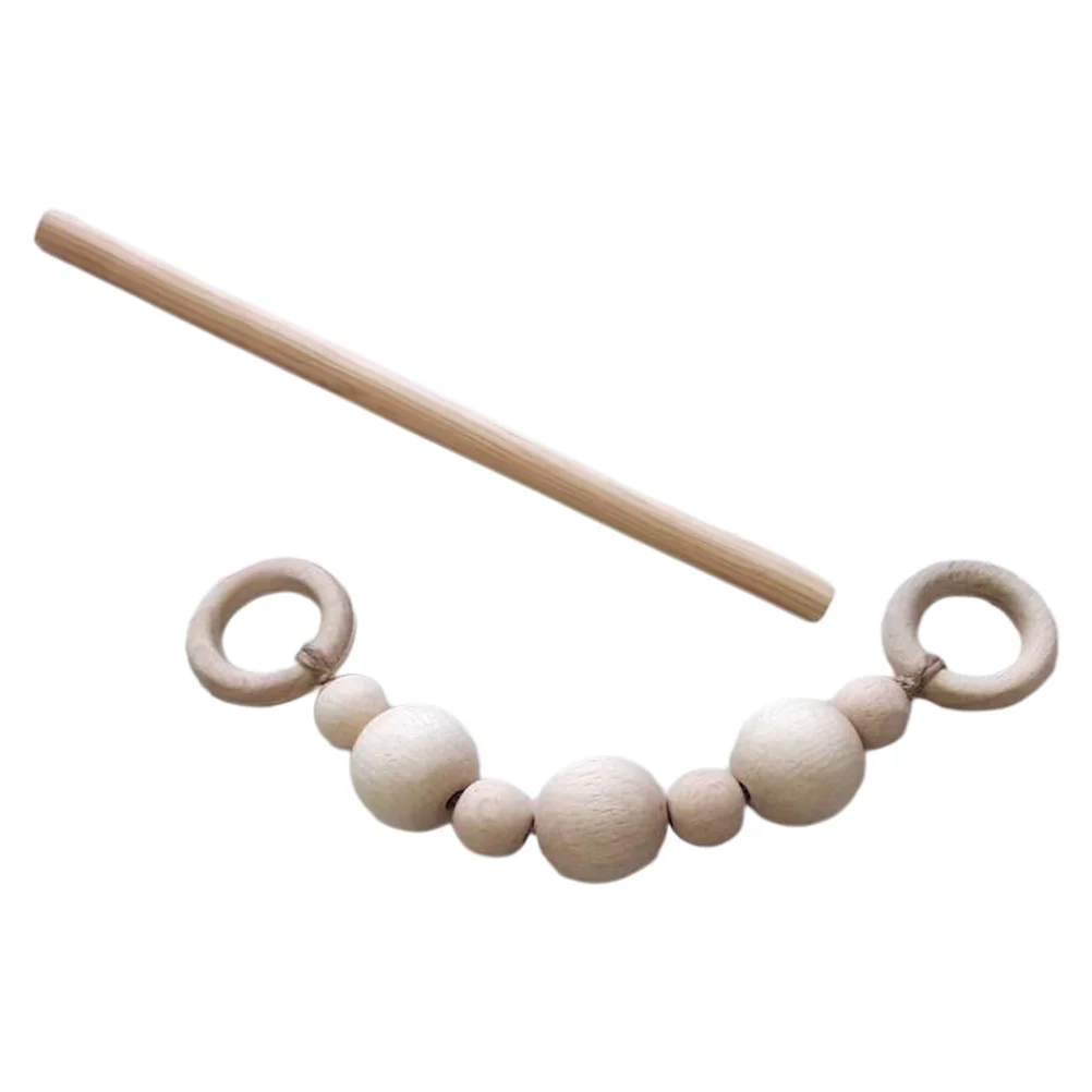 

Drapes Curtain Tie Window Wooden Bead Buckle Nordic Macrame Shower Hooks Decorative