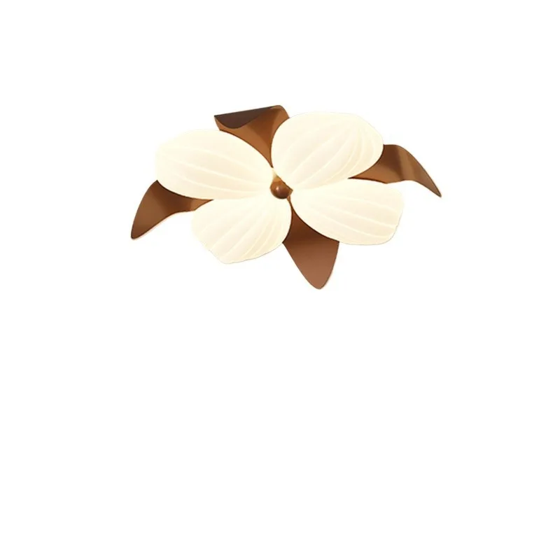 Flower ceiling light modern new Chinese retro full spectrum eye protection bedroom light